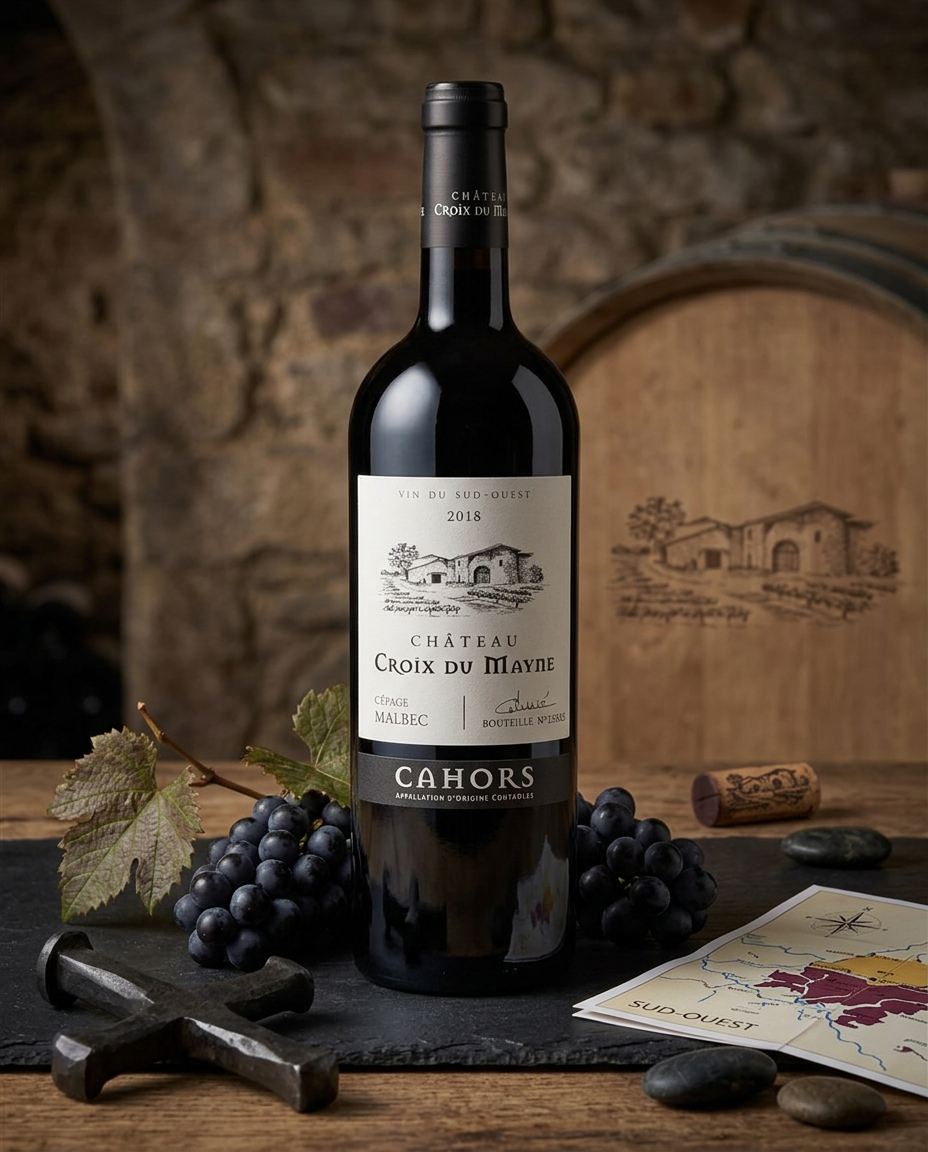 Étiquette de vin — design et branding pour domaines viticoles